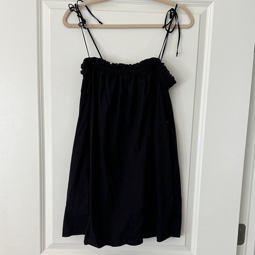 Show Me Your MuMu Black Ruffled Dress
